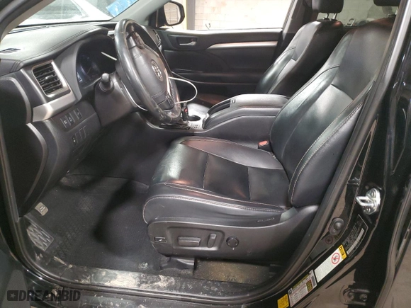 2019 Toyota Highlander SE with VIN 5TDJZRFH7KS608156, listed as a Copart auction lot 44540045 with 164,160 mi miles and Salvage Title. Bid and sale history available at carsss.com. Image 7.