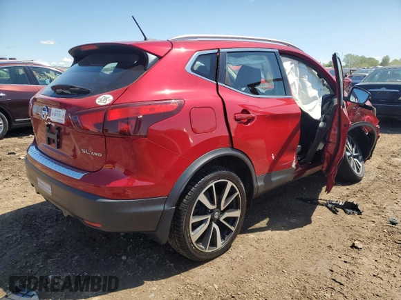 2017 Nissan Rogue SL with VIN JN1BJ1CRXHW125914, listed as a Copart auction lot 58309915 with 49,193 mi miles and Salvage title. Bid and sale history available at DreamBid. Image 3.