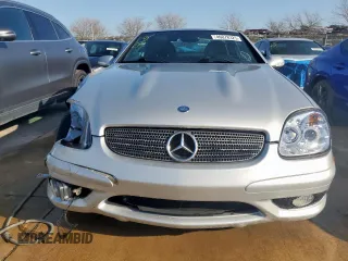 2003 Mercedes-Benz SLK 230 Kompressor with VIN WDBKK49F13F273062, listed as a Copart auction lot 46078325 with 63,789 mi miles and Salvage title. Bid and sale history available at DreamBid. Image 5.