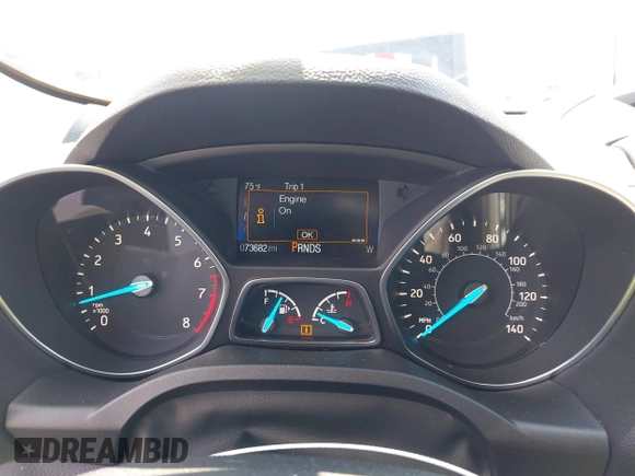 2017 Ford Escape S z VIN 1FMCU0F72HUE74070, wystawiony jako IAAI lot #42462043 z przebiegiem 73 682 mil mil oraz . Historia ofert i sprzedaży dostępna na DreamBid. Obrazek 7.