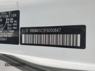 2015 Kia Sedona L with VIN KNDMA5C11F6050847, listed as a Copart auction lot 72452674 with 258,364 mi miles and Salvage Title. Bid and sale history available at carsss.com. Image 14.
