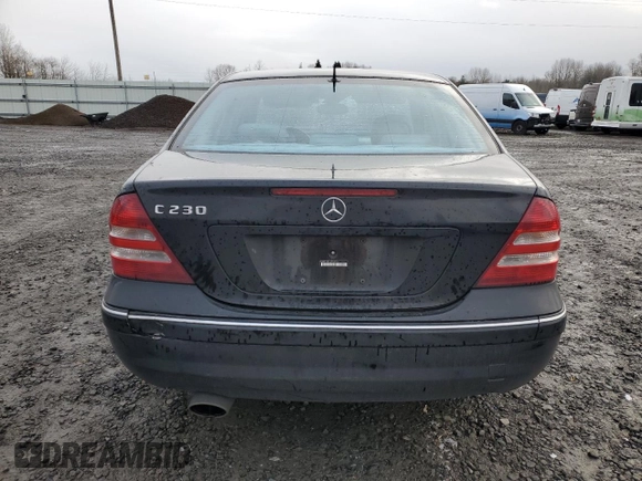 2006 Mercedes-Benz C 230 Sport with VIN WDBRF52H16F766913, listed as a Copart auction lot 42651805 with 129,701 mi miles and Salvage Title. Bid and sale history available at carsss.com. Image 6.