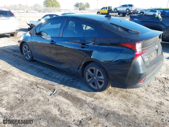 2019 Toyota Prius L Eco with VIN JTDKARFU9K3091887, listed as a IAAI auction lot 41282017 with 240,000 mi miles. Bid and sale history available at carsss.com. Image 3.