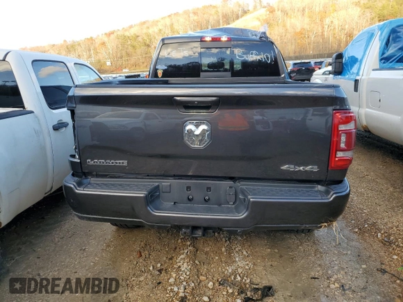 2023 Ram 2500 Laramie with VIN 3C6UR5FL0PG646741, listed as a Copart auction lot 75825473 with 4,823 mi miles and Salvage Title. Bid and sale history available at carsss.com. Image 6.