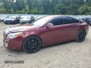 2016 Buick Regal GS with VIN 2G4GV5GX3G9157582, listed as a Copart auction lot 68622714 with 111,842 mi miles and Salvage Title. Bid and sale history available at carsss.com. Image 1.