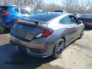 2020 Honda Civic Si Coupe with VIN 2HGFC3A56LH753336, listed as a IAAI auction lot 41748457 with 55,079 mi miles. Bid and sale history available at carsss.com. Image 4.