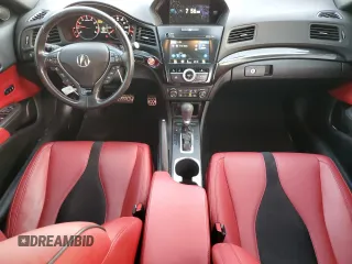 2021 Acura ILX w/Premium/A-SPEC Package with VIN 19UDE2F82MA001728, listed as a Copart auction lot 46788975 with 49,698 mi miles and Salvage Title. Bid and sale history available at carsss.com. Image 8.