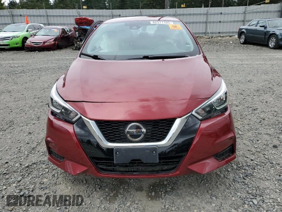 2021 Nissan Versa SV z VIN 3N1CN8EV9ML889734, wystawiony jako Copart lot #62571105 z przebiegiem 71 558 mil mil oraz Szkoda całkowita • Salvage title. Historia ofert i sprzedaży dostępna na DreamBid. Obrazek 5.