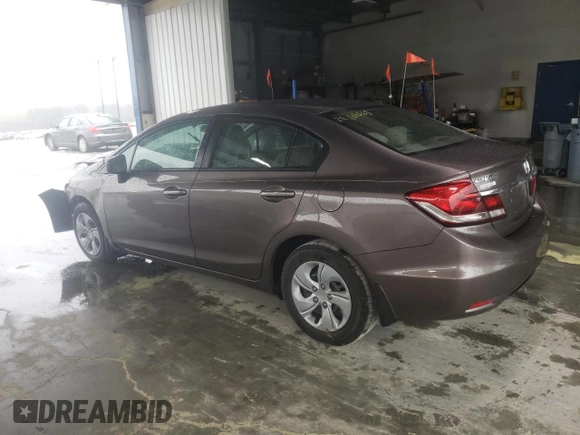 2015 Honda Civic Sedan LX with VIN 19XFB2F57FE000323, listed as a Copart auction lot 51384275 with 148,867 mi miles and Salvage Title. Bid and sale history available at carsss.com. Image 2.