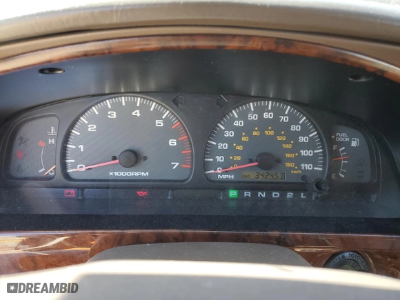 2000 Toyota 4Runner Limited with VIN JT3GN87R9Y0171154, listed as a Copart auction lot 50097485 with 342,453 mi miles and Salvage Title. Bid and sale history available at carsss.com. Image 9.