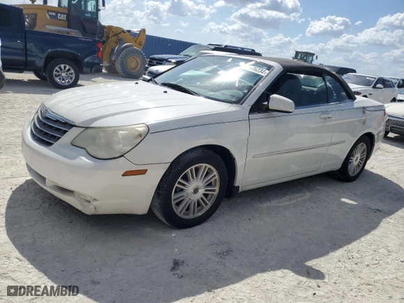 2008 Chrysler Sebring Touring with VIN 1C3LC55R58N156756, listed as a Copart auction lot 77406234 with 0 mi miles and Salvage Title. Bid and sale history available at carsss.com. Image 1.