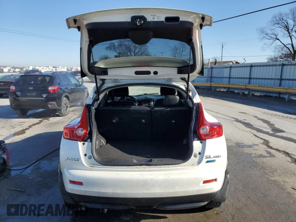 2013 Nissan Juke SV with VIN JN8AF5MV0DT218020, listed as a Copart auction lot 48515025 with 155,763 mi miles and Salvage Title. Bid and sale history available at carsss.com. Image 6.