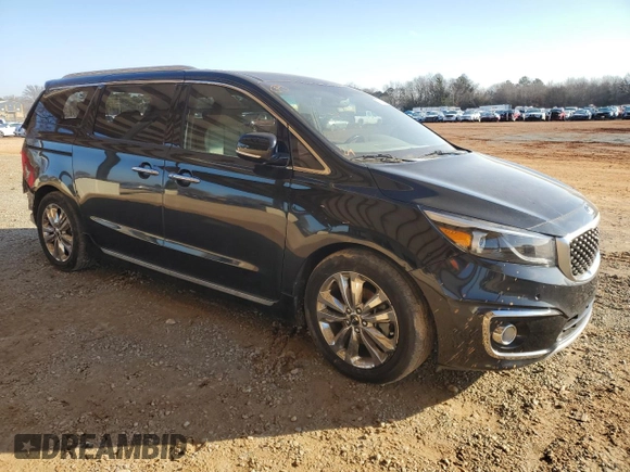 2016 Kia Sedona SX-L with VIN KNDME5C12G6186099, listed as a Copart auction lot 83895704 with 126,147 mi miles and Salvage Title. Bid and sale history available at carsss.com. Image 4.