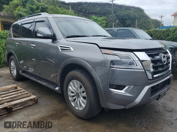 2023 Nissan Armada SV with VIN JN8AY2ACXP9180180, listed as a Copart auction lot 66499514 with Not Provided miles and Salvage Title. Bid and sale history available at carsss.com. Image 4.