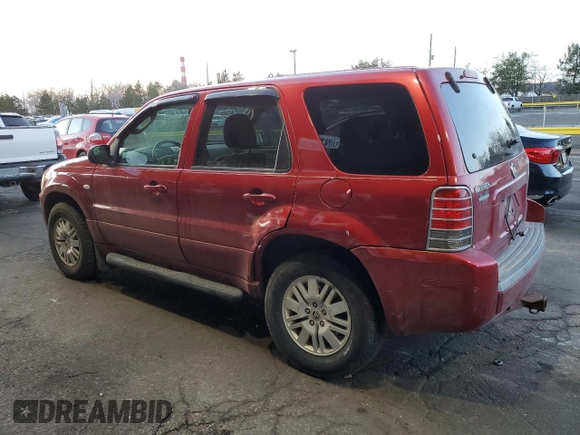 2005 Mercury Mariner Luxury z VIN 4M2YU571X5DJ08168, wystawiony jako Copart lot #49494595 z przebiegiem 116 072 mil mil oraz Szkoda całkowita • Salvage title. Historia ofert i sprzedaży dostępna na DreamBid. Obrazek 2.