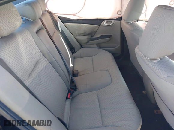 2014 Honda Civic Sedan EX with VIN 2HGFB2F80EH549151, listed as a IAAI auction lot 41651689 with 131,979 mi miles. Bid and sale history available at carsss.com. Image 8.
