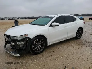 2015 Acura TLX V6 Tech with VIN 19UUB2F53FA023559, listed as a Copart auction lot 46405845 with 172,564 mi miles and Salvage Title. Bid and sale history available at carsss.com. Image 1.