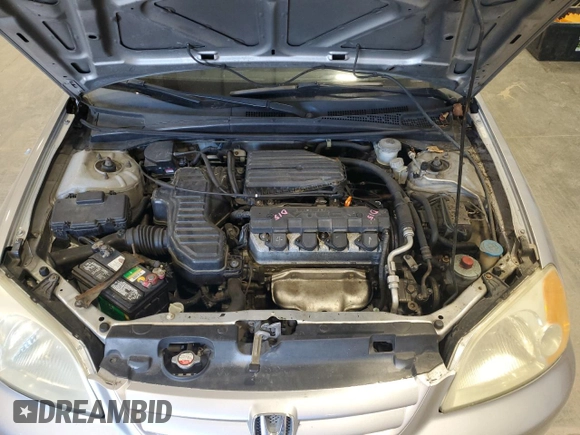 2003 Honda Civic EX with VIN 2HGES25783H608917, listed as a Copart auction lot 88265685 with 170,042 mi miles and Non Repairable. Bid and sale history available at DreamBid. Image 11.