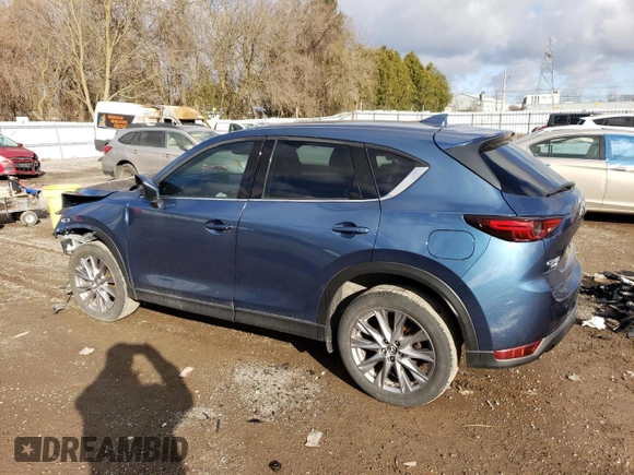 2019 Mazda CX-5 Grand Touring with VIN JM3KFBDM1K0649624, listed as a Copart auction lot 51340415 with 0 mi miles and Salvage Title. Bid and sale history available at carsss.com. Image 2.