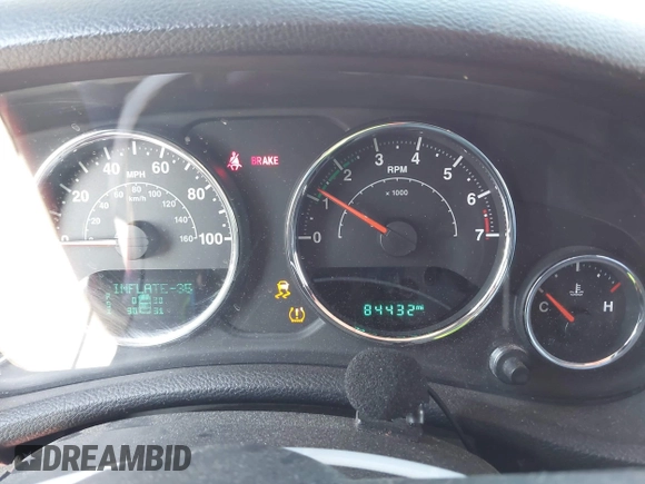 2016 Jeep Wrangler Unlimited Sahara with VIN 1C4BJWEG9GL194499, listed as a IAAI auction lot 42519265 with 84,432 mi miles and . Bid and sale history available at DreamBid. Image 15.