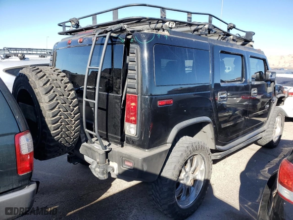 2008 Hummer H2 SUV with VIN 5GRGN238X8H106240, listed as a Copart auction lot 86766444 with 158,590 mi miles and Salvage Title. Bid and sale history available at carsss.com. Image 3.