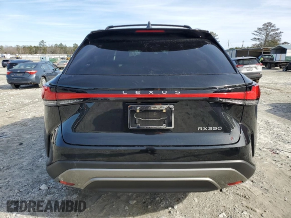 2023 Lexus RX with VIN JTJCHMAA8P2003289, listed as a Copart auction lot 88784925 with 29,163 mi miles and Salvage Title. Bid and sale history available at carsss.com. Image 6.