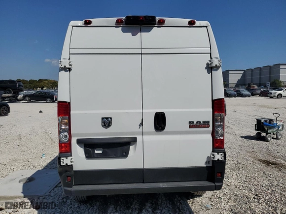 2021 Ram ProMaster Cargo Van with VIN 3C6LRVCGXME507758, listed as a Copart auction lot 49292915 with 50,495 mi miles and Clean Title. Bid and sale history available at carsss.com. Image 6.