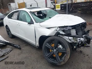 2025 Honda Accord Sport-L with VIN 1HGCY2F72SA008234, listed as a IAAI auction lot 41727980 with Not provided miles and . Bid and sale history available at DreamBid. Image 1.