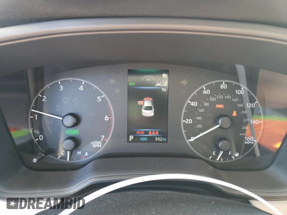 2025 Toyota Corolla Hybrid LE with VIN JTDBDMHE5S3017138, listed as a Copart auction lot 88655055 with 342 mi miles and Salvage Title. Bid and sale history available at carsss.com. Image 9.