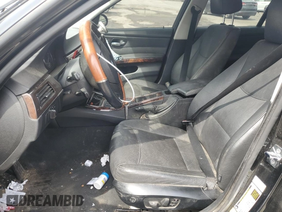 2007 BMW 3 Series 328i with VIN WBAVA33537KX76713, listed as a Copart auction lot 53056835 with 86,423 mi miles and Salvage title. Bid and sale history available at DreamBid. Image 7.