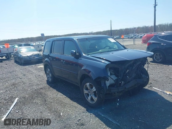 2012 Honda Pilot EX-L with VIN 5FNYF4H55CB049953, listed as a IAAI auction lot 41936397 with 125,726 mi miles and . Bid and sale history available at DreamBid. Image 1.