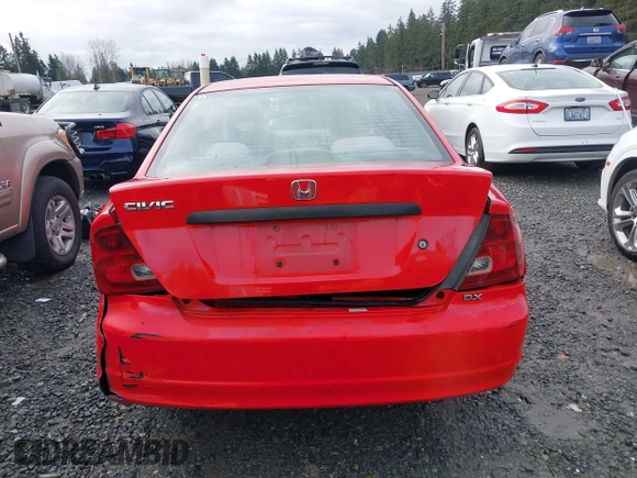 2002 Honda Civic DX with VIN 1HGEM22292L097514, listed as a IAAI auction lot 41819334 with 231,250 mi miles and . Bid and sale history available at DreamBid. Image 16.