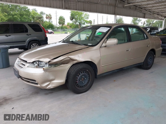 2002 Honda Accord LX z VIN 1HGCG56452A135666, wystawiony jako IAAI lot #42436949 z przebiegiem 103 652 mil mil oraz . Historia ofert i sprzedaży dostępna na DreamBid. Obrazek 2.