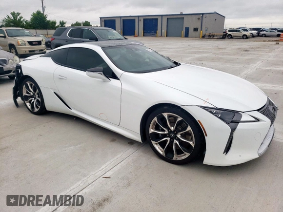 2021 Lexus LC 500h with VIN JTHBP5AY8MA104403, listed as a Copart auction lot 59272235 with 14,425 mi miles and Salvage title. Bid and sale history available at DreamBid. Image 4.