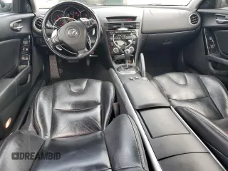 2004 Mazda RX-8 with VIN JM1FE17N740117681, listed as a Copart auction lot 85284094 with 138,555 mi miles and Salvage Title. Bid and sale history available at carsss.com. Image 8.