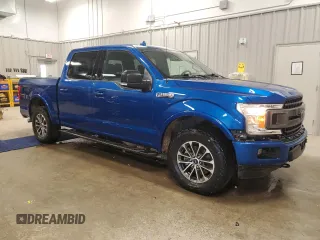 2018 Ford F-150 XL with VIN 1FTEW1EP9JFC13253, listed as a Copart auction lot 47623045 with 71,108 mi miles and Salvage title. Bid and sale history available at DreamBid. Image 4.