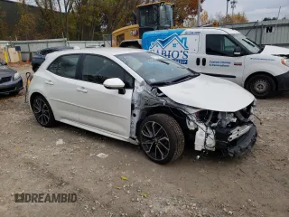 2019 Toyota Corolla Hatchback SE with VIN JTNK4RBEXK3051691, listed as a Copart auction lot 77159164 with 21,051 mi miles and Salvage Title. Bid and sale history available at carsss.com. Image 4.