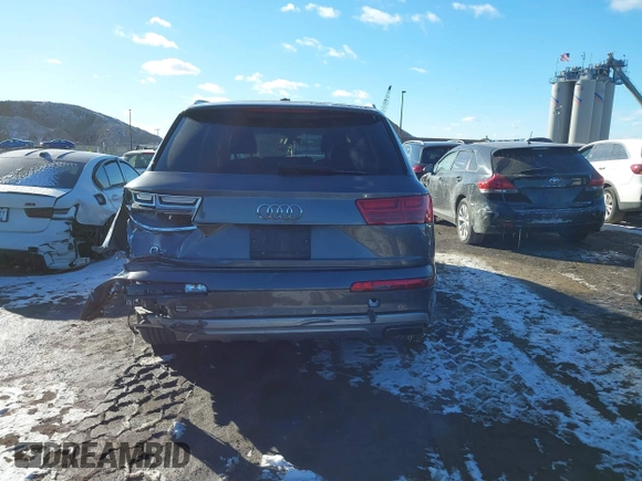 2019 Audi Q7 Premium with VIN WA1AHAF72KD016715, listed as a IAAI auction lot 41191179 with 62,762 mi miles and . Bid and sale history available at DreamBid. Image 17.