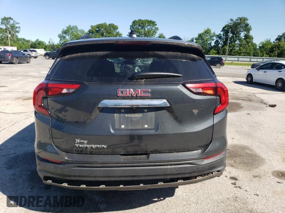 2019 GMC Terrain SLE with VIN 3GKALMEVXKL117425, listed as a Copart auction lot 57951545 with 72,957 mi miles and Salvage title. Bid and sale history available at DreamBid. Image 6.