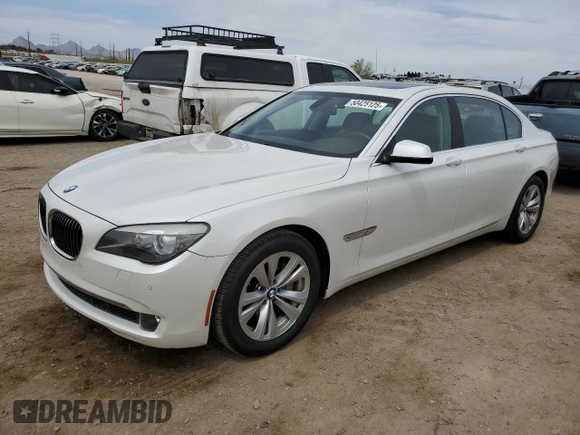 2011 BMW 7 Series 740Li with VIN WBAKB4C51BC574574, listed as a Copart auction lot 50425125 with 78,968 mi miles and Salvage title. Bid and sale history available at DreamBid. Image 1.