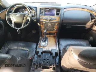 2013 Infiniti QX56 8-passenger with VIN JN8AZ2ND7D9730267, listed as a Copart auction lot 76042814 with 166,620 mi miles and Clean Title. Bid and sale history available at carsss.com. Image 8.