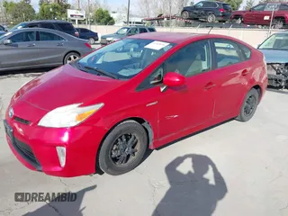 2012 Toyota Prius One with VIN JTDKN3DU1C1595223, listed as a IAAI auction lot 41965656 with 206,767 mi miles. Bid and sale history available at carsss.com. Image 17.