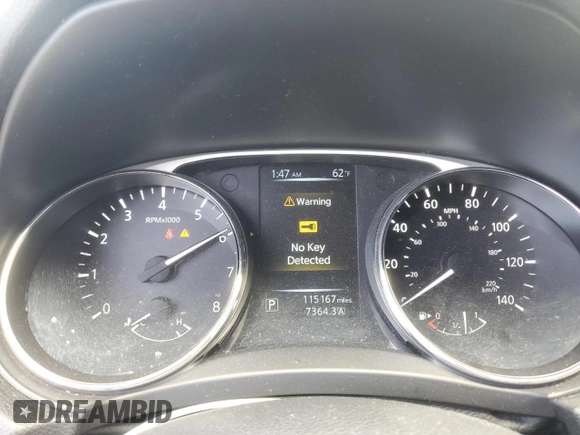 2015 Nissan Rogue S with VIN 5N1AT2MT9FC909868, listed as a Copart auction lot 49737075 with 115,167 mi miles and Salvage Title. Bid and sale history available at carsss.com. Image 9.