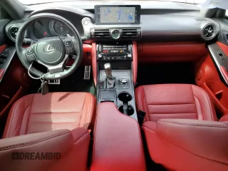 2023 Lexus IS with VIN JTHGZ1B21P5059966, listed as a Copart auction lot 48423015 with 40,384 mi miles and Salvage Title. Bid and sale history available at carsss.com. Image 8.