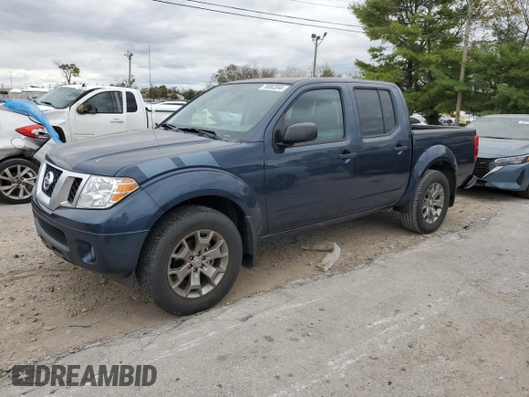 2021 Nissan Frontier SV with VIN 1N6ED0EB2MN715226, listed as a Copart auction lot 76063594 with 33,375 mi miles and Salvage title. Bid and sale history available at DreamBid. Image 1.