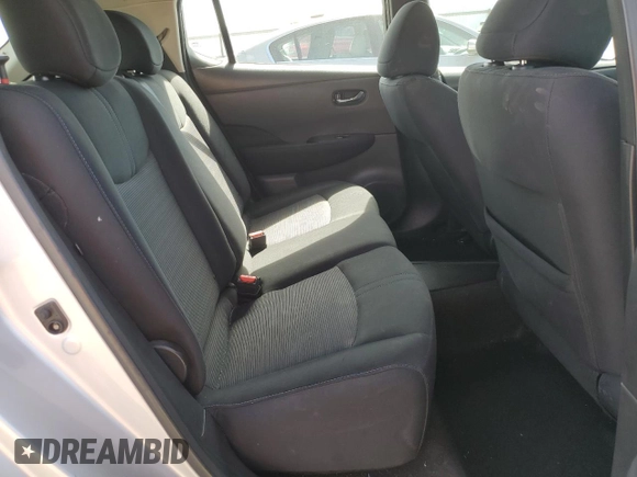 2019 Nissan LEAF SV with VIN 1N4AZ1CP4KC301595, listed as a Copart auction lot 57105005 with 70,589 mi miles and Salvage title. Bid and sale history available at DreamBid. Image 10.