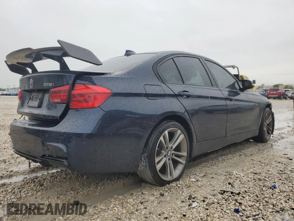 2016 BMW 3 Series 328i with VIN WBA8E9G59GNT88205, listed as a Copart auction lot 59368575 with 97,858 mi miles and Salvage title. Bid and sale history available at DreamBid. Image 3.