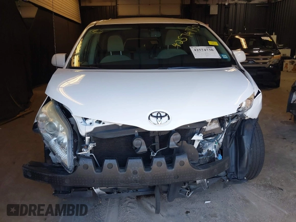2014 Toyota Sienna LE AAS with VIN 5TDKK3DCXES499628, listed as a IAAI auction lot 42574730 with 110,532 mi miles and . Bid and sale history available at DreamBid. Image 13.