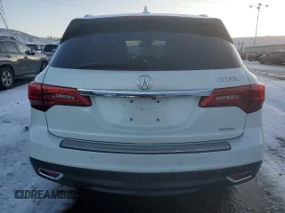 2015 Acura MDX Advance/Entertainment Pkg with VIN 5FRYD4H85FB002957, listed as a Copart auction lot 89292635 with 145,689 mi miles and Salvage Title. Bid and sale history available at carsss.com. Image 6.