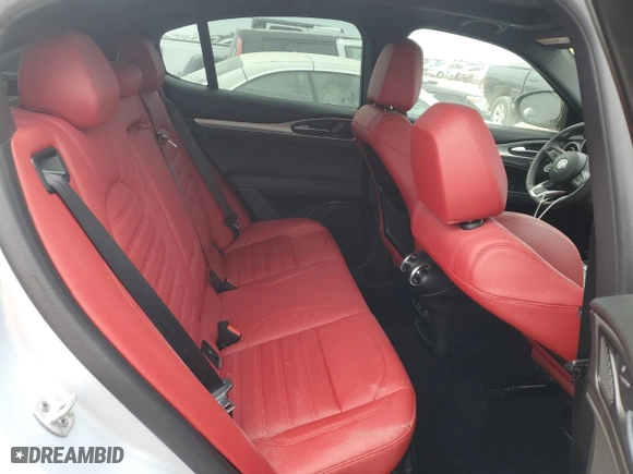 2024 Alfa Romeo Stelvio Veloce with VIN ZASPAKBN5R7D81081, listed as a Copart auction lot 74587934 with 0 mi miles and Non Repairable. Bid and sale history available at carsss.com. Image 11.